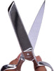 8" Hot Forged Carbon Steel Pointed Tip Shears with Nickel-Plated Straight Handle
