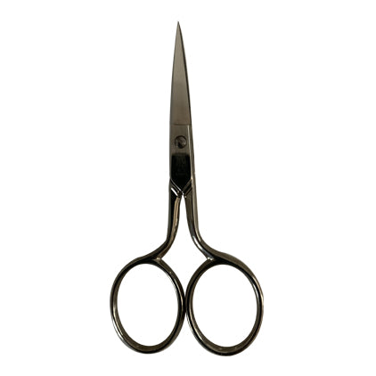 3 1/2" F.W. Engels nail wrap scissors with silver handles-made in Germany