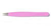 Perfect Beauty Pink Pro Tweezers - Pointed Tip-made in Italy