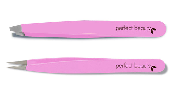 PERFECT BEAUTY PRO TWEEZERS - SLANTED TIP and POINTED TIP -MADE IN ITALY