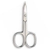 Two-in-one, 3 1/2" Nail & Cuticle Combo Scissors, Square Handles. made in Italy
