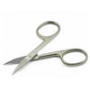 Two-in-one, 3 1/2" Nail & Cuticle Combo Scissors, Square Handles. made in Italy