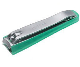 Foot Nail Clippers with Nail Catcher, GREEN- Made in Germany