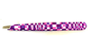 Perfect Beauty Geometric Pink/Purple Tweezers - Slanted Tip-made in Italy