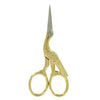 3 1/2" Gold Stork Scissors-made in Italy