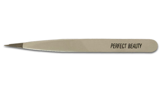 Perfect Beauty White Pro Tweezers - Pointed Tip-made in Italy