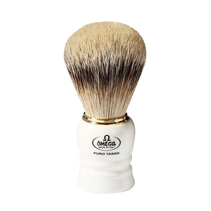 Omega 640 Silvertip Badger Shaving Brush-made in Italy