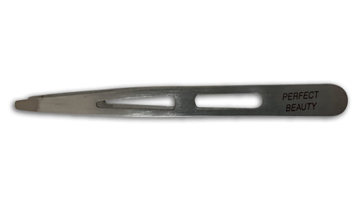 Perfect Beauty Stainless Steel Pro Tweezers - Rounded Tip-made in Italy