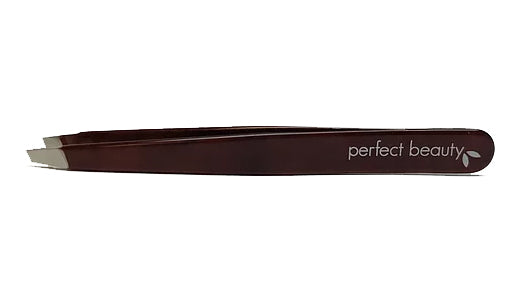 DARK Wood Collection Tweezers - Slanted Tip-made in Italy