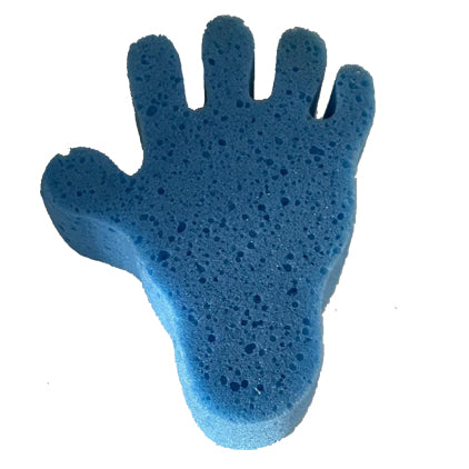PERFECT BEAUTY BATH SPONGE-BLUE HAND-Made in Italy