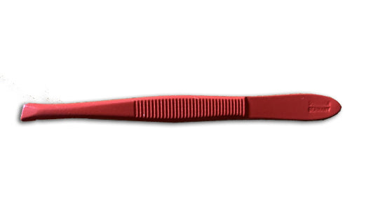 LIL' SLANTED TWEEZERS - RED-MADE IN GERMANY