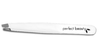 Perfect Beauty White Pro Tweezers - Slanted Tip-made in Italy