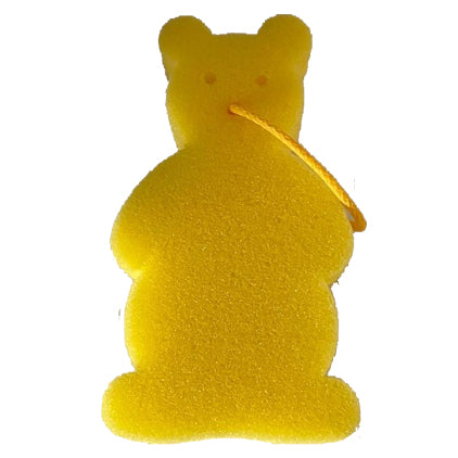 PERFECT BEAUTY BATH SPONGE-yellow bear-made in Poland