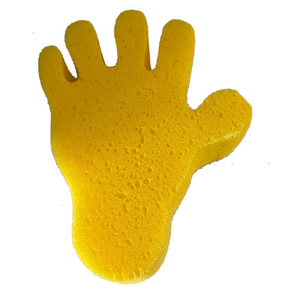 PERFECT BEAUTY BATH SPONGE-yellow hand-made in Italy